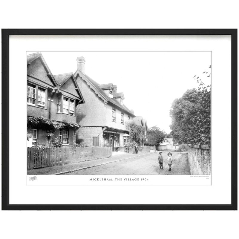 Mickleham, The Village 1904 by Francis Frith - Single Picture Frame Print, 28cm H x 36cm W x 2.3cm D