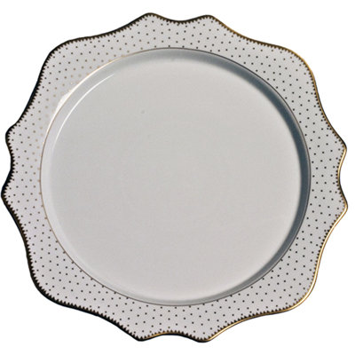 Simply Anna Antique Polka Charger
