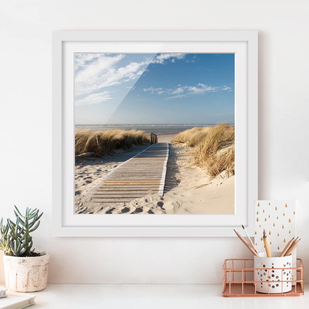 Gerahmtes Poster Baltic Sea Beach