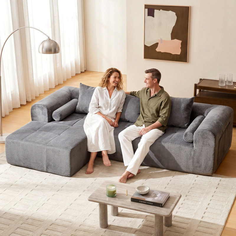 3 Seater Sofa, Grey