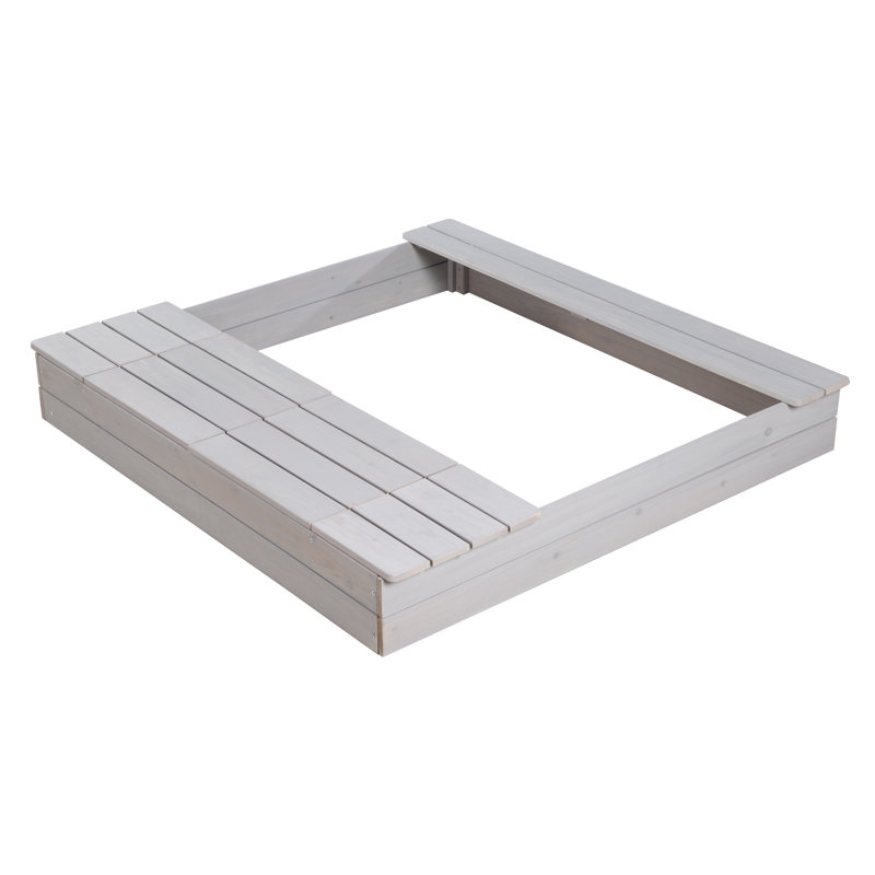 Roba Deluxe 125cm x 17.5cm Sandbox with Cover
