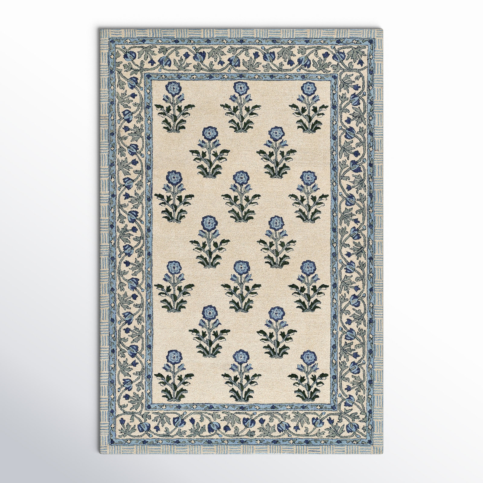 Alice Handmade Wool Rug, Rectangle 9' x 12'