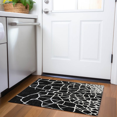 Premium Machine Washable Cossette AMF1049 Squares Rug