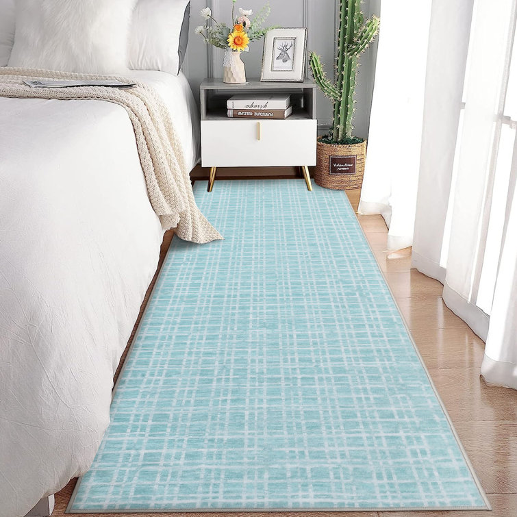 Lavarious Washable Plaid Indoor Rug
