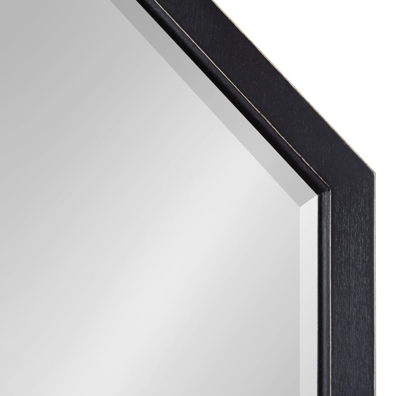 Sarratt Flat Mirror, Black, 36" x 24"