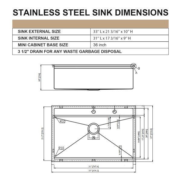 Dimensions du produit