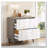 Lateral File Cabinet with Drawers Office Storage Printer Stand Organizer Unit
