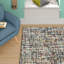 Tapis à motif abstrait Hattan-1881496433