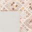 Tapis beige en laine touffeté à la main à motif géométrique-28073583