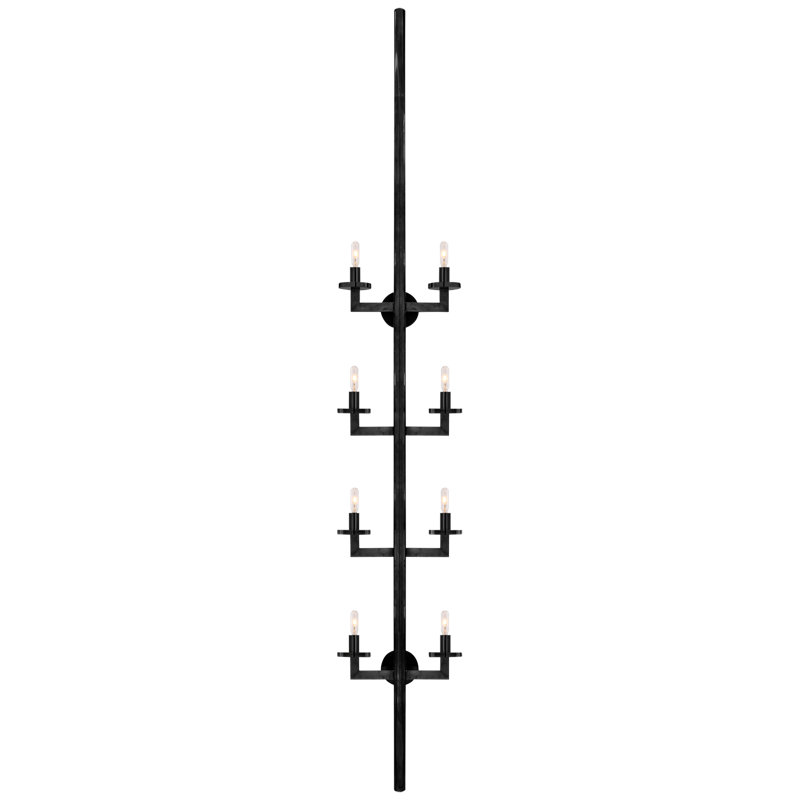 Liaison 8 - Light Candle Wall Light, Bronze