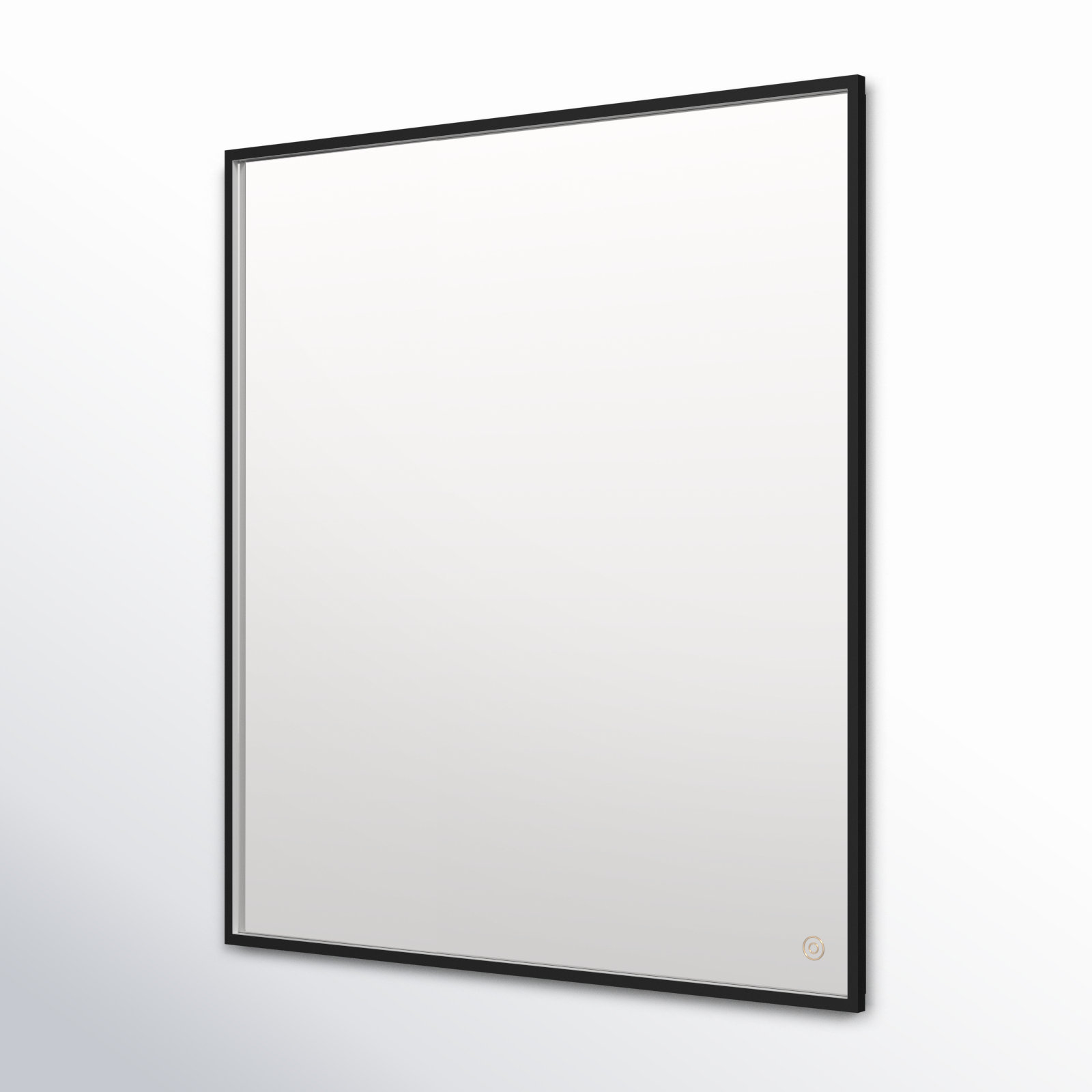 Piche Aluminum Mirror, Black, 36" x 40"