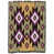 Mauve / vert / ikat jaune