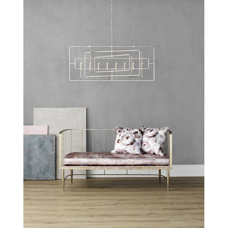 Metro 8 - Light Kitchen Island Pendant, Contemporary Gold Leaf
