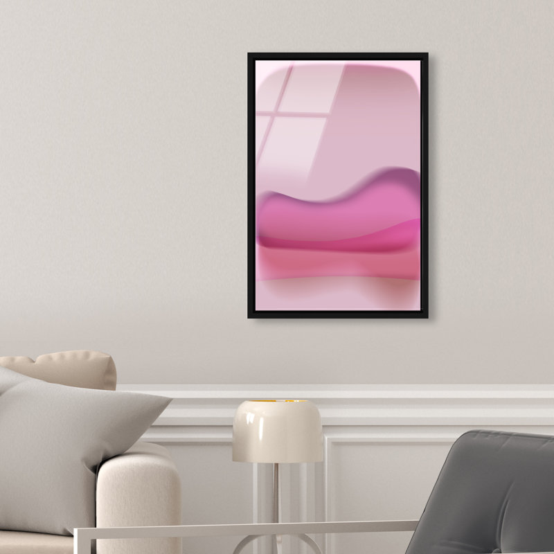 Dancing Lover II Print by Oliver Gal, 46"H x 31"W, Black Floater Frame