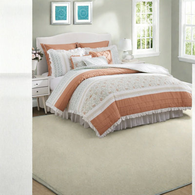 Piece Bedding Sets, Cotton Percale Cal King, Farmhouse Home
