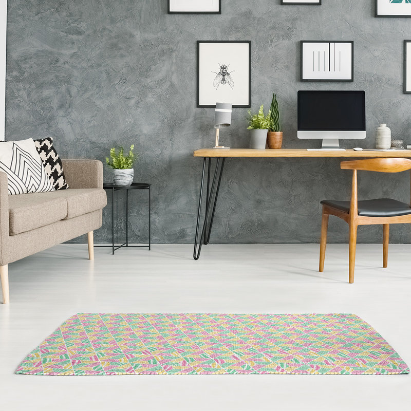 Chenille Oriental Indoor Rug, Rectangle 5' x 7'