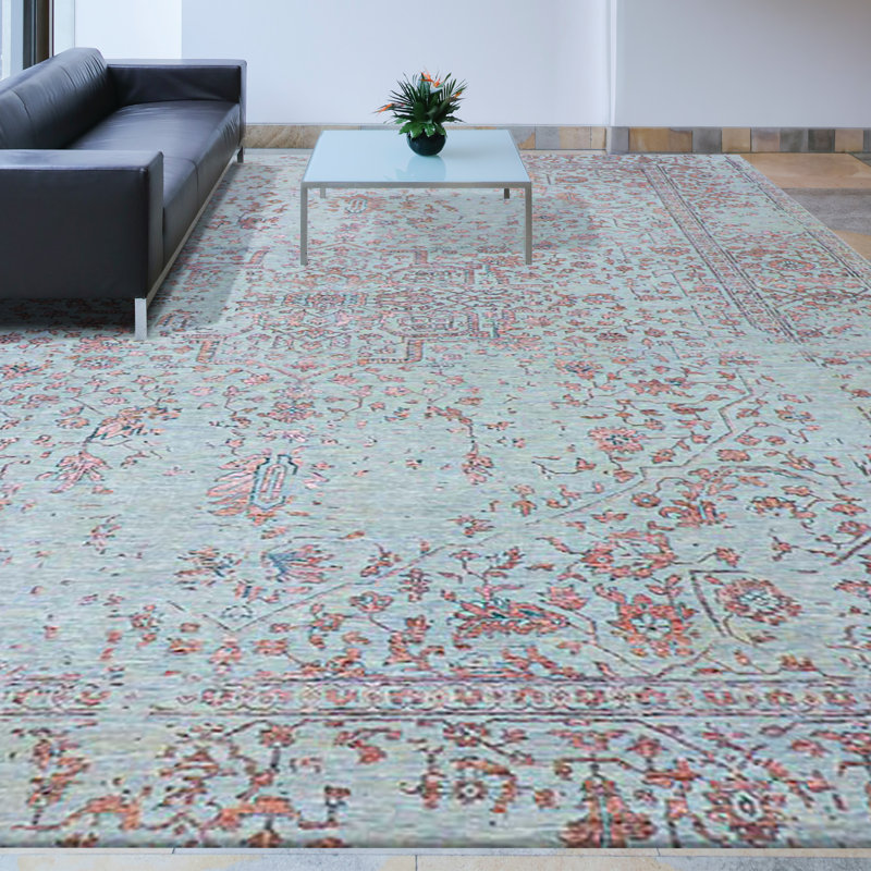Oriental Area Rug, Rectangle 12'2" x 15'1"
