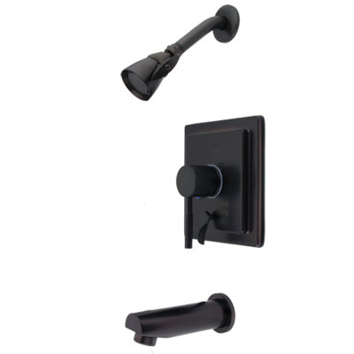 Robinet de baignoire et de douche à contrôle de volume avec valve brute South Beach