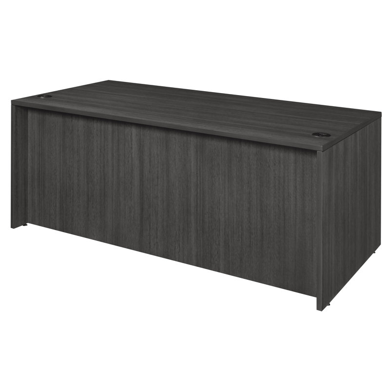 Regency Legacy Desk Shell, 29" H x 71" W x 35" D, Ash Gray