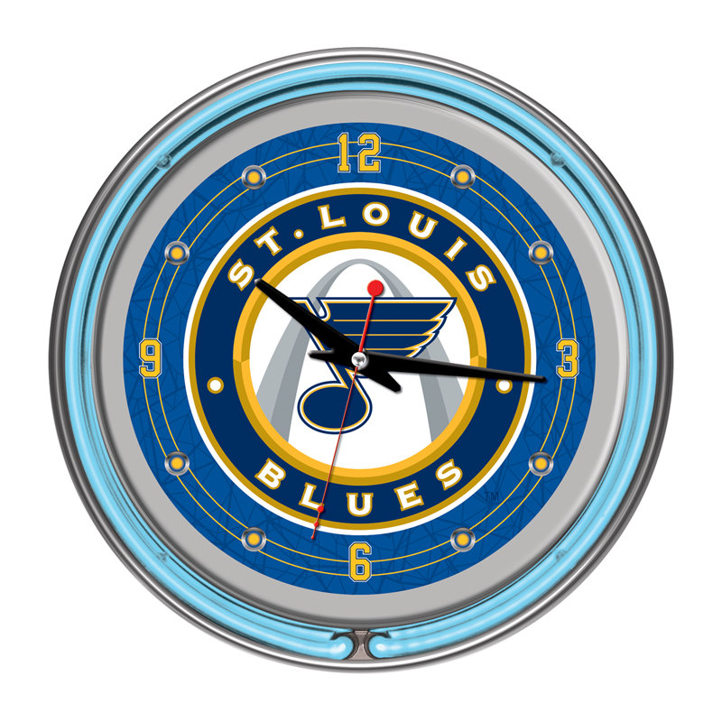Horloge murale 11 po NHL, Red Wings de Détroit - rétro, 11"