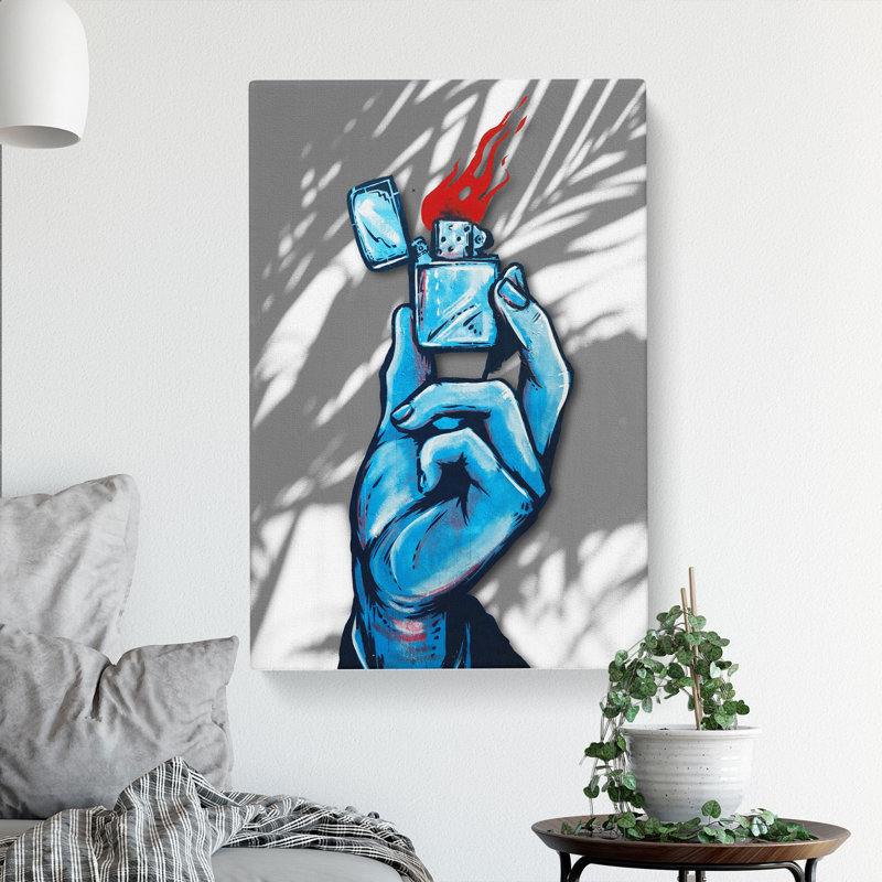 Lighter - Wrapped Canvas, 91cm H x 60cm W x 3cm D