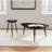 Triangular Solid Wood End Table