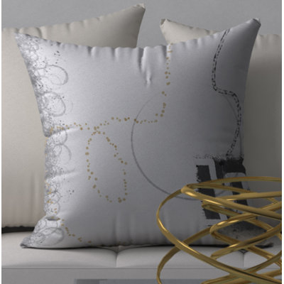 Housse de coussin carrée à losanges véritables