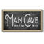 «Man Cave» - Cadre photo unique, art textuel sur toile-87435232