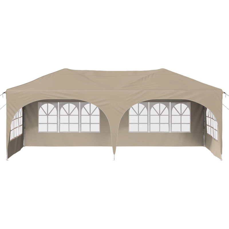 Vidaxl Pop-Up Party Tent Oxford Fabric Pop-Up Event Outdoor Canopy Wedding, Grey