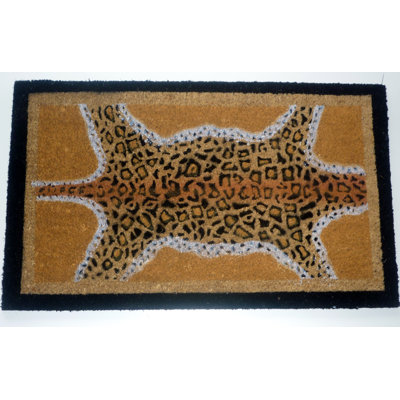 Aldrick Non-Slip Animal Print Doormat