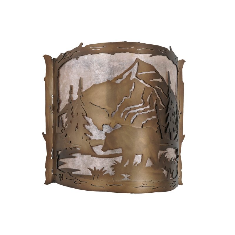 2 - Light Flush Mounted Sconce