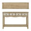 Console en bois massif 48 "