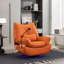 Fauteuil inclinable 270 pivotant, fauteuil berçant inclinable électrique, charge USB pour chaise de chambre de bébé avec lampe d'ambiance-1146639714