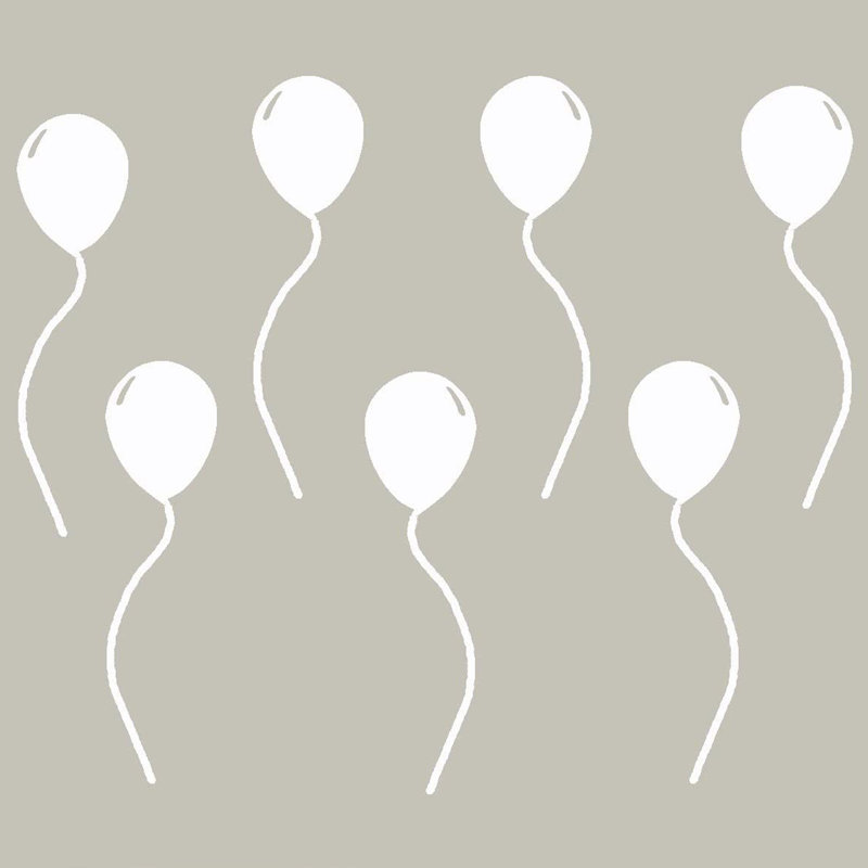 Window Decal, White