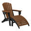 Chaise Adirondack pliante avec repose-pieds, noir-1938408876