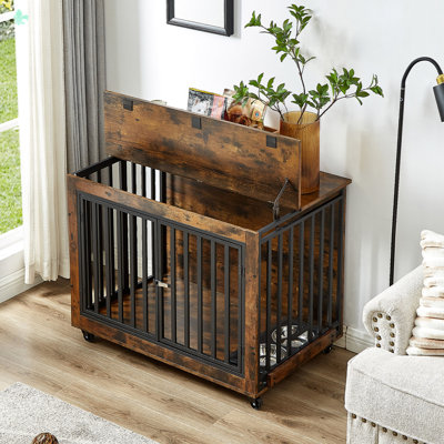 Table d'appoint avec cage pour chien Furniture Style
