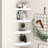 Wall Corner Shelf Floating Corner Shelf Wall Mounted Display Shelf-818831609-818831552
