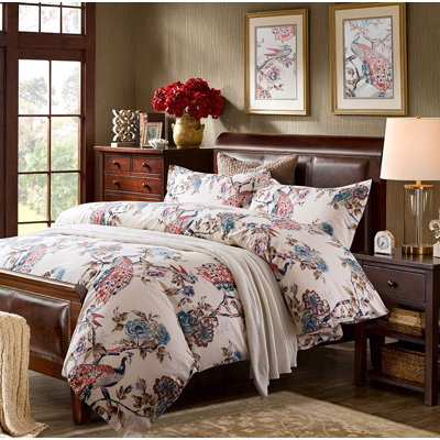  Sateen Floral Duvet Cover