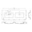 Stanhope 1200mm Double Bathroom Vanity with Integrated Glass Basin-36806158