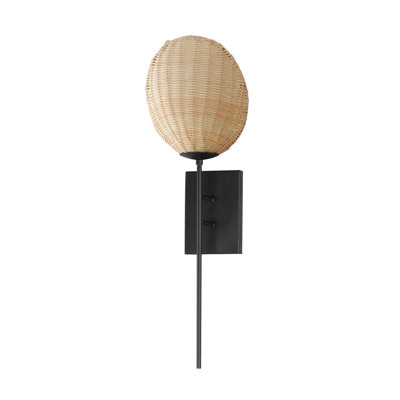 Christner 25.75'' H 1-Light Steel Wallchiere