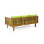 Lit de jour avec coussins en bois et eau, panneau à lattes, l 68,85 po x P 31,53 po H, assemblage requis