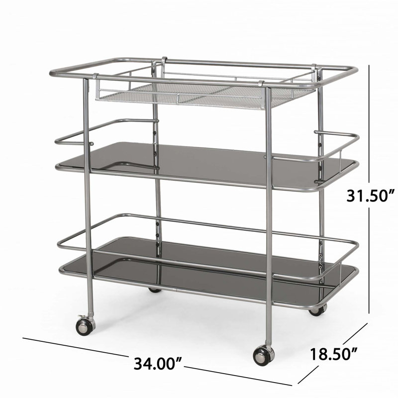 Metal Bar Cart