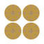 Ex vote Vegan Leather Round Pebble Placemat-1320812425