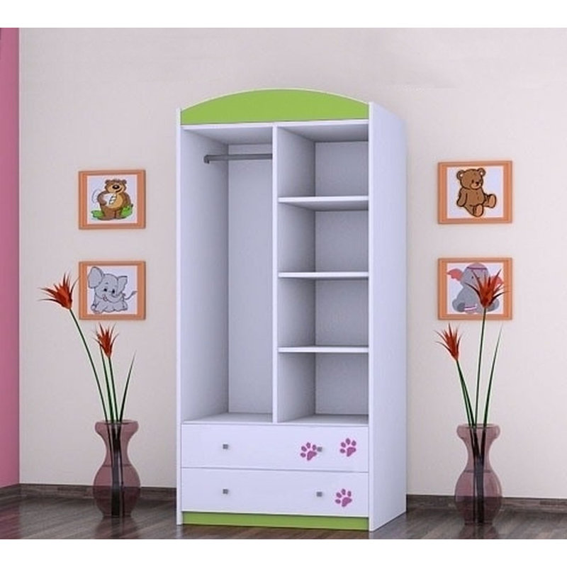 Callaway 2 Door Wardrobe, Green