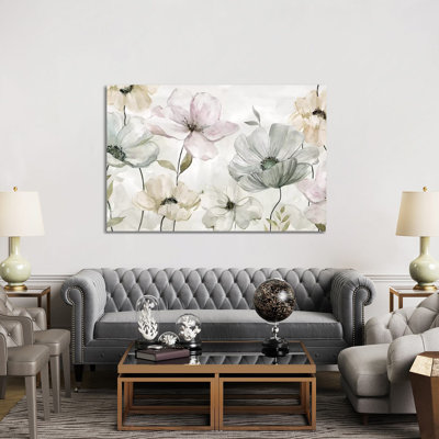 " Garden Grays " Graphic Art Print