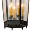 Lustre géométrique à 6 lumières Regency
