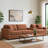 Chobanyan 4-Piece Sectional With Storage Console-1687552191