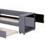 Lit simple tapissier avec lit gigogne-435913495