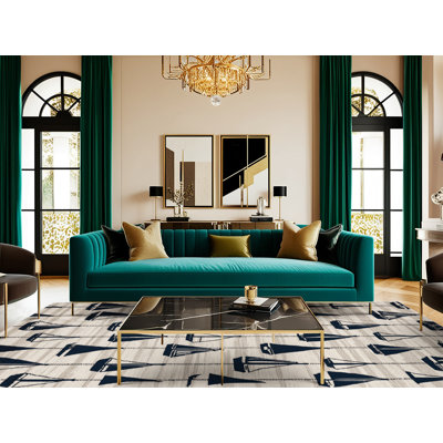  Washable Sailboat Silhouettes Coastal Area Rug