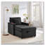 Fauteuil d'appoint confortable en velours côtelé-1727909364